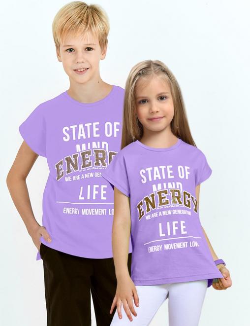 Футболка детская KETMIN ENERGY цв.Сиреневый