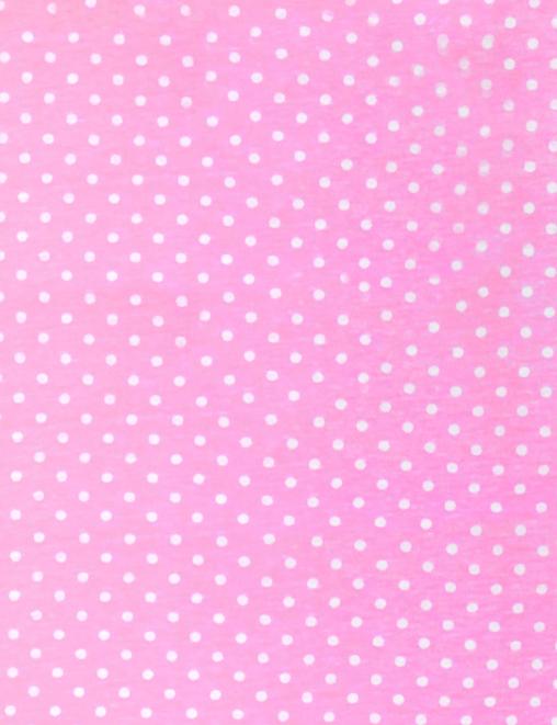 Кулирка ХЛОПОК ОЕ уз/полотно Розовый Яркий /белый горох