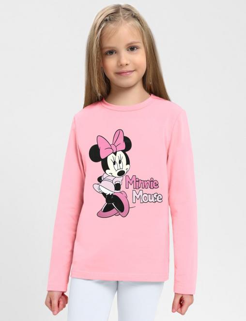 Лонгслив для девочки KETMIN МИННИ цв.Розовый