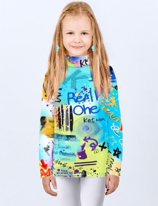 Водолазка детская KETMIN ЛАЙТ ГРАФФИТИ цв.Неон