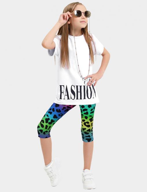 Бриджи для девочки DG цв.ЛЕО Неон Бриджи для девочки DG цв.ЛЕО Неон