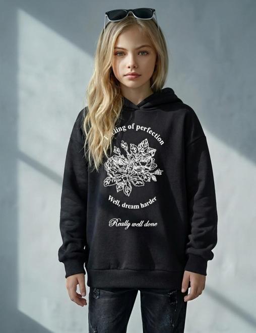 Толстовка для девочки KETMIN IMAGE PERFECTION цв.Чёрный