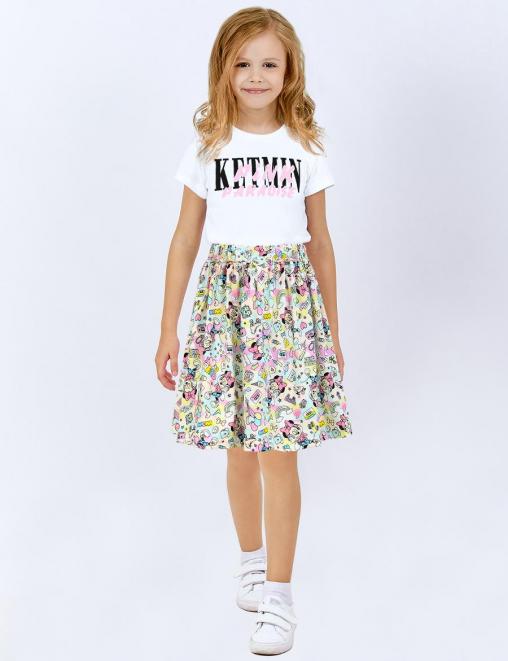Юбка для девочки KETMIN ЛЕТНИЙ ОТДЫХ цв.Minnie Music