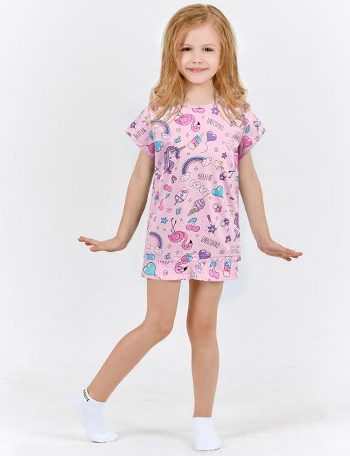 Пижама детская KETMIN DREAM Единороги Magic цв.Розовый (Футболка/Шорты)