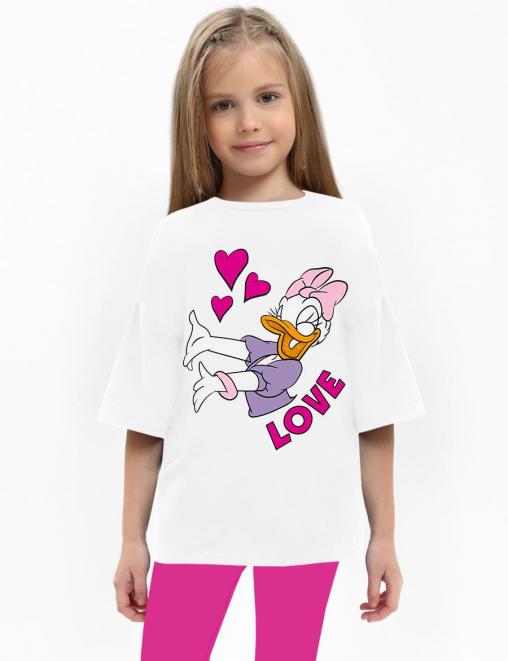 Футболка для девочки KETMIN LOVE DAISY цв.Белый