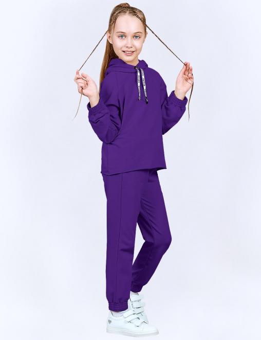 Купить Детский костюм для девочки KETMIN Sport цв.Фиолетовый оптом отпроизводителя в Иваново.