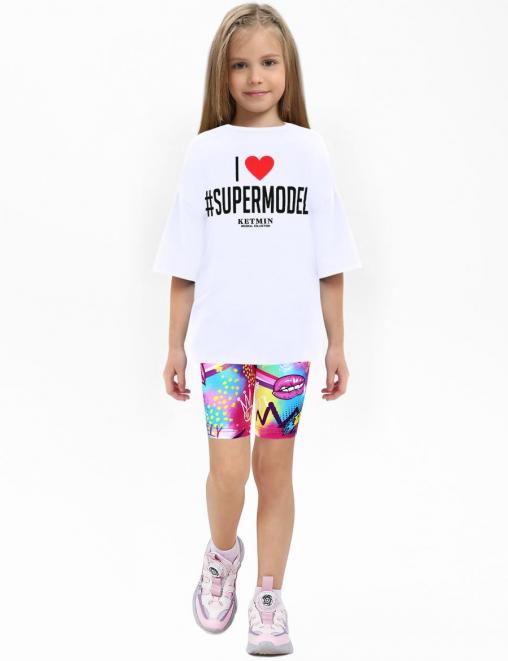 Велосипедки для девочки DG LOVELY цв.Фуксия