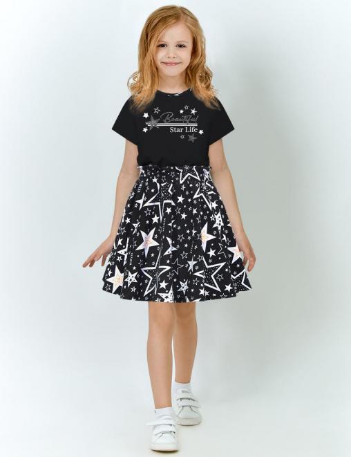 Костюм для девочки KETMIN HAPPY NICE цв.STAR KM Черный
