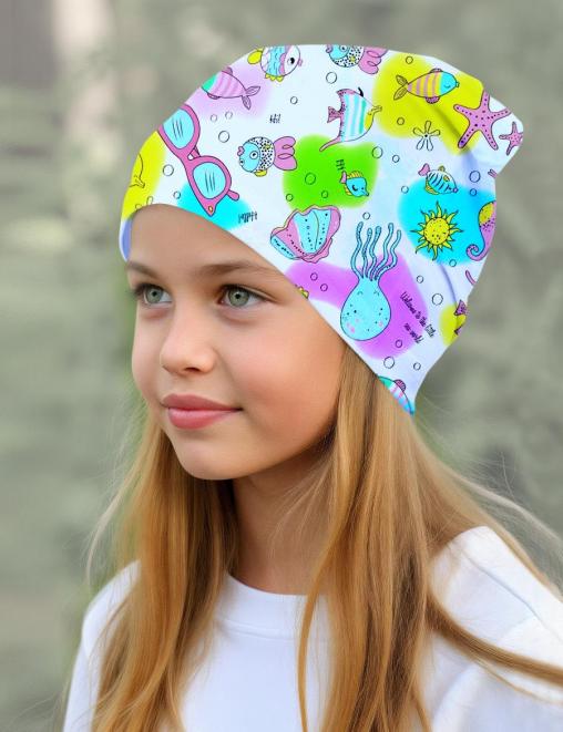 Шапка летняя Морская сказка