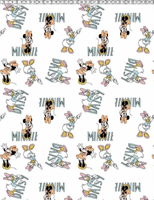 Кулирка ХЛОПОК ОЕ ш/полотно ДЕЙЗИ и МИННИ цв.Белый