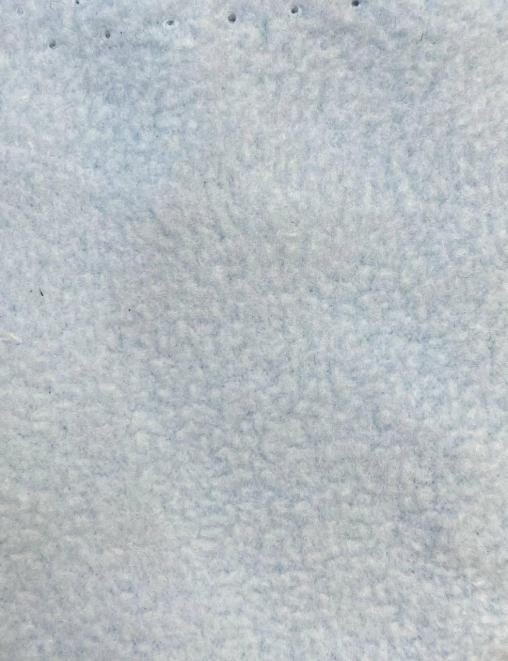 Флис  подкладочный цв. голубой светлый 190г/м2