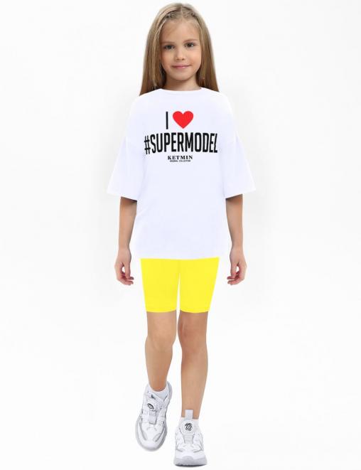 Велосипедки для девочки COLOR цв.Жёлтый