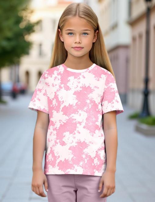 Футболка детская KETMIN URBAN ТАЙ ДАЙ цв.Розовый