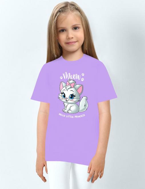 Футболка детская KETMIN HOME PR КИТТИ цв.Сиреневый