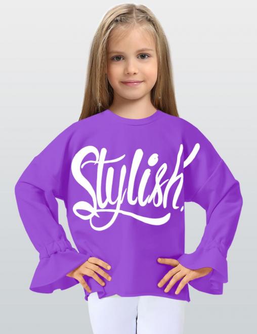Толстовка для девочки KETMIN STYLISH цв.Фиолетовый