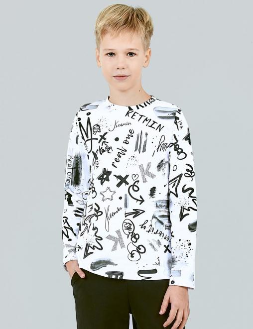Лонгслив детский KETMIN DG ГРАФФИТИ цв.Белый