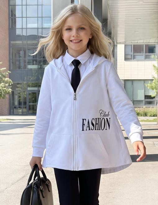 Кофта на молнии KETMIN FASHION CLUB цв.Белый