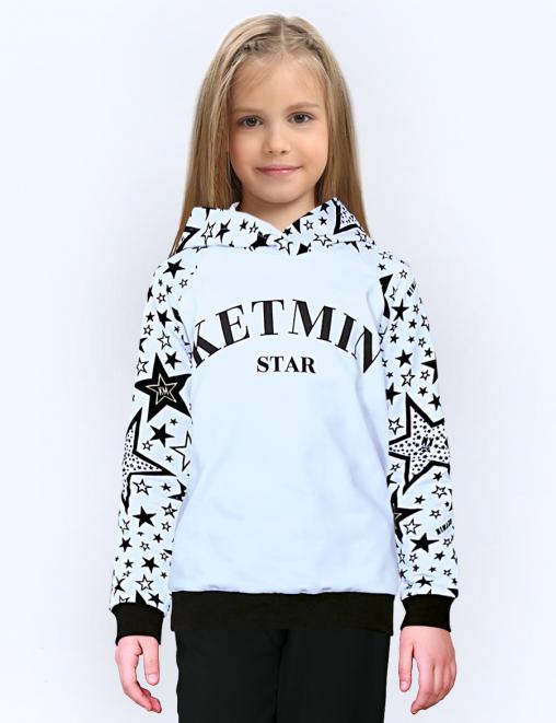 Толстовка детская KETMIN STAR реглан/принт цв.Белый