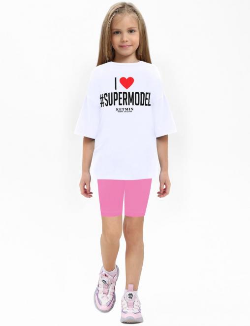 Велосипедки для девочки COLOR цв.Ярко Розовый