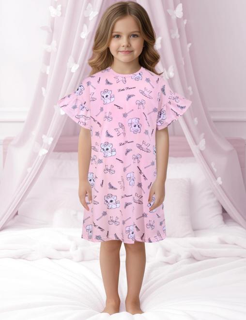 Сорочка детская KETMIN НОЧКА цв.КИСКА Princess розовый