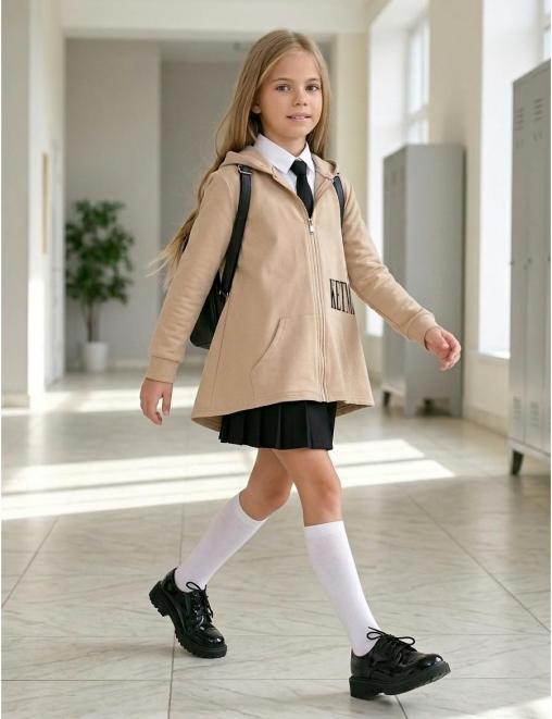 Толстовка на молнии KETMIN CLUB цв.Бежевый светлый