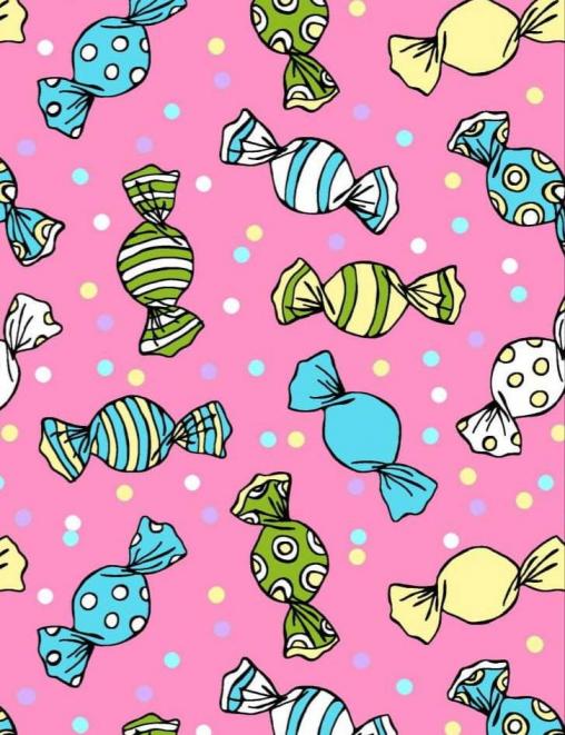 Кулирка ХЛОПОК ОЕ ш/полотно Конфетки цв. Розовый