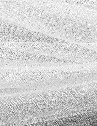 Сетка Евро Фатин цв.Белый /ширина 3м