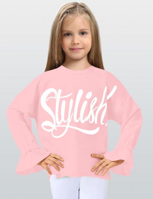 Толстовка для девочки KETMIN STYLISH цв.Розовый