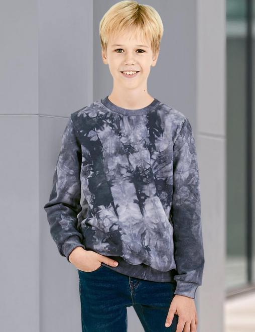 Свитшот детский KETMIN ТАЙ ДАЙ цв.Серый