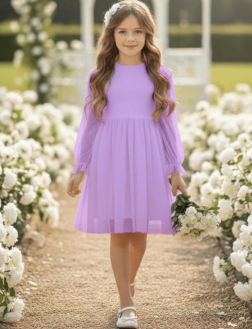 Платье для девочки KETMIN VERNEL цв.Сиреневый