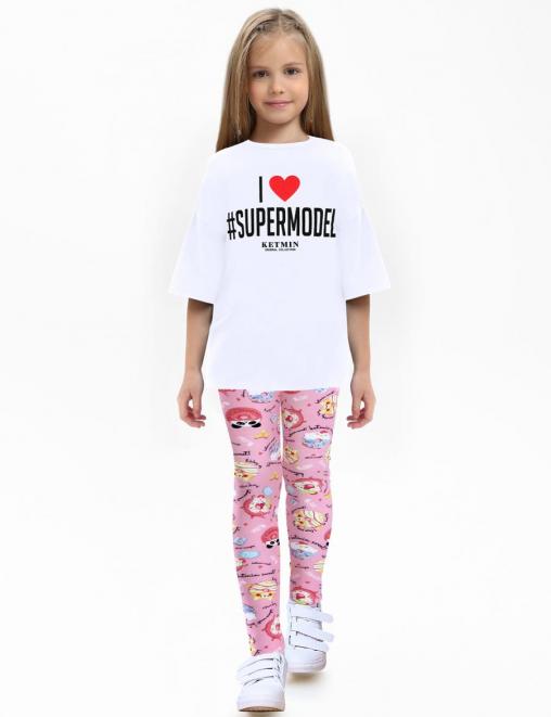 Легинсы детские KETMIN ПОНЧИКИ цв.Розовый