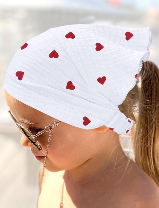 Косынка-бандана ЖАРКОЕ ЛЕТО цв.Сердечки Косынка-бандана ЖАРКОЕ ЛЕТО цв.Сердечки