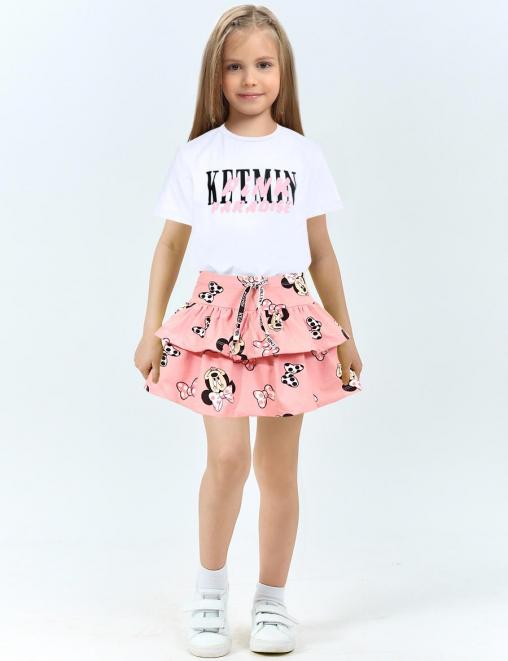 Детская юбка-шорты KETMIN BRIGHT SUMMER цв.Минни Улыбашка