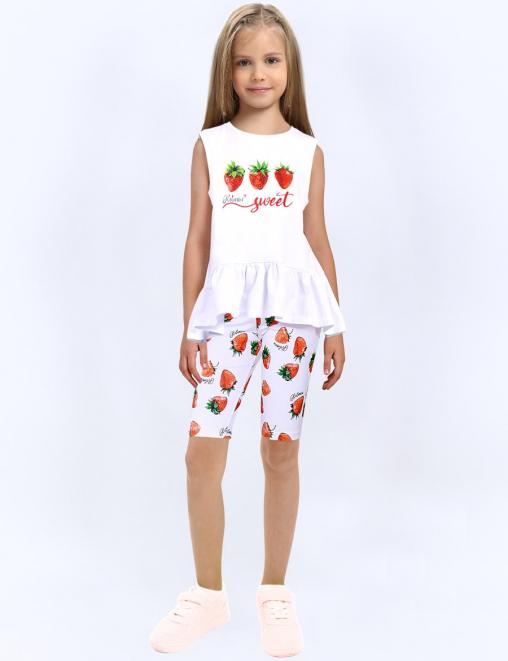 Костюм для девочки KETMIN SUNNY BEACH SWEET STRAWBERRY (Майка/Велосипедки)