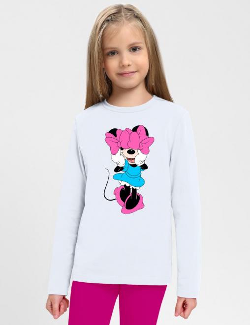Лонгслив для девочки KETMIN FAVORIT PERSON цв.Белый Лонгслив для девочки KETMIN FAVORIT PERSON цв.Белый