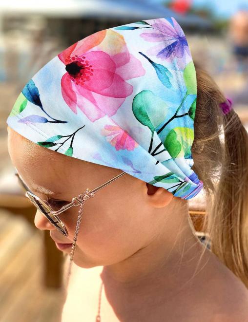 Бандана детская ХЛОПОК цв.Нежный цветок Бандана детская ХЛОПОК цв.Нежный цветок