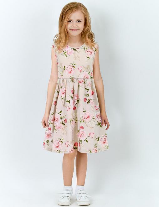 Платье для девочки KETMIN ТУТТИ ФРУТТИ DG цв.Нежная роза Бежевый