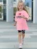 Футболка для девочки KETMIN #SUPERMODEL цв.Розовый