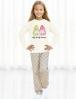 Пижама детская KETMIN HOME MY LOVE BUNNY цв.Бежевый (Лонгслив/Брюки)