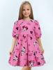 Платье для девочки KETMIN ЭФФЕКТ цв.Минни Бантик Розовый