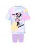 Костюм для девочки KETMIN МАЛИНА MINNIE POSITIVE цв.Тай Дай Неон/ сиреневый (Футболка/Велосипедки)