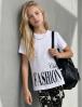Футболка для девочки KETMIN FASHION CLUB цв.Белый