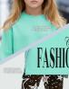 Костюм для девочки KETMIN FASHION CLUB цв.Мята/Чёрный