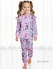 Пижама детская KETMIN НОЧКА MAGIC LOVE с начесом цв.Сиреневый