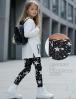 Костюм для девочки KETMIN FASHION CLUB цв.Белый/Чёрный
