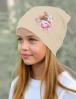 Шапка летняя COLOR Мишка ROSE цв.Бежевый