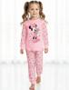 Пижама детская KETMIN НОЧКА МИННИ И ЗАЙКА с начесом цв.Розовый лапки