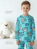 Пижама детская KETMIN CLASSIC БАРАШКИ цв. Бирюза (Лонгслив/Брюки)