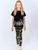 Футболка для девочки KETMIN FASHION CLUB цв.Чёрный