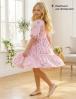 Платье для девочки KETMIN ЭФФЕКТ цв.Нежная роза Розовый